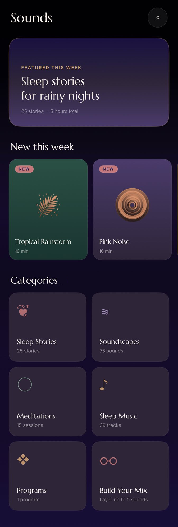 Sleep stories
