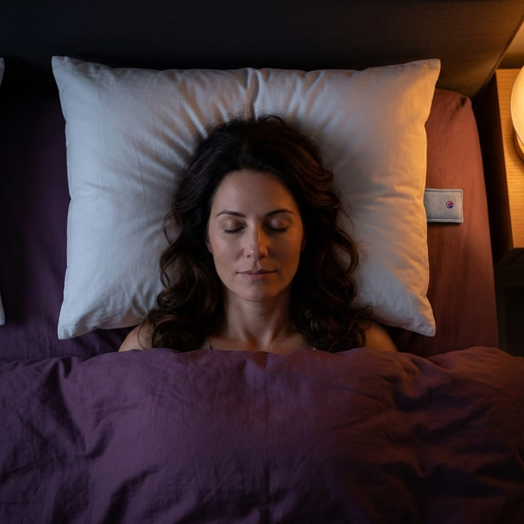 Drowsie tucked under a pillow, sound only one sleeper can hear