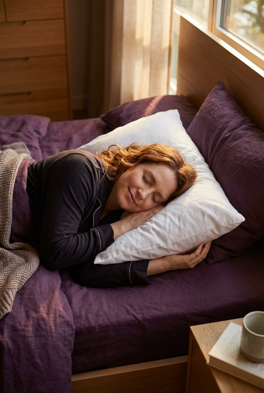 Customer sleeping peacefully